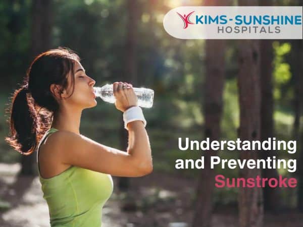 Early signs of sunstroke in adults and children