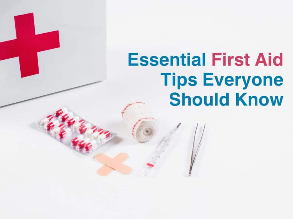 how to perform first aid for common injuries