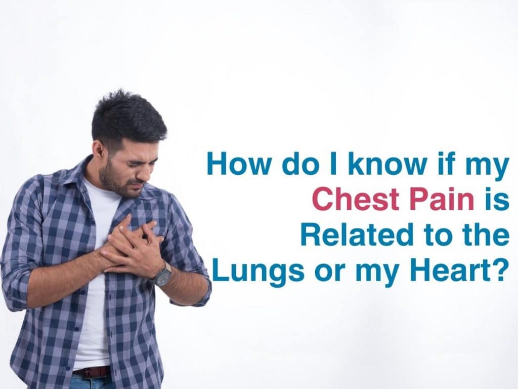 Signs that chest pain is related to lungs
