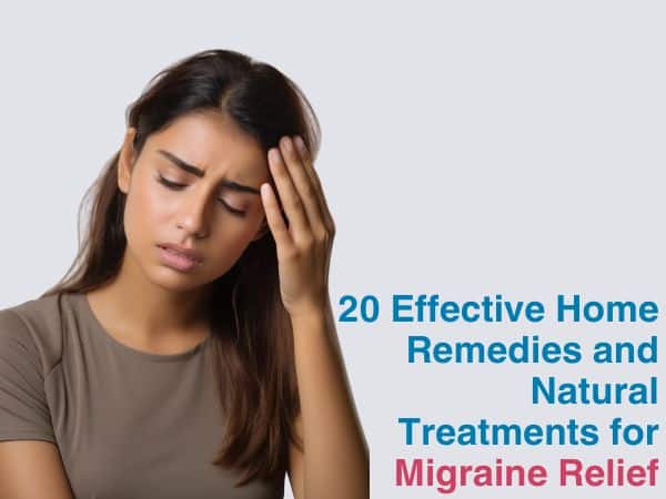 Natural treatments for migraines at home