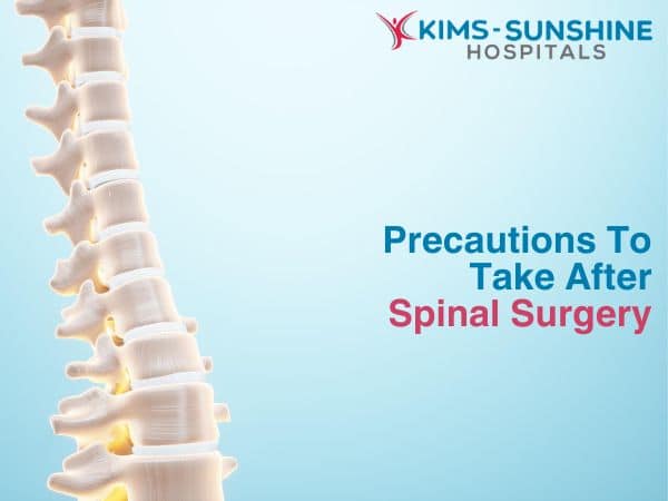 Essential precautions to follow after spinal surgery