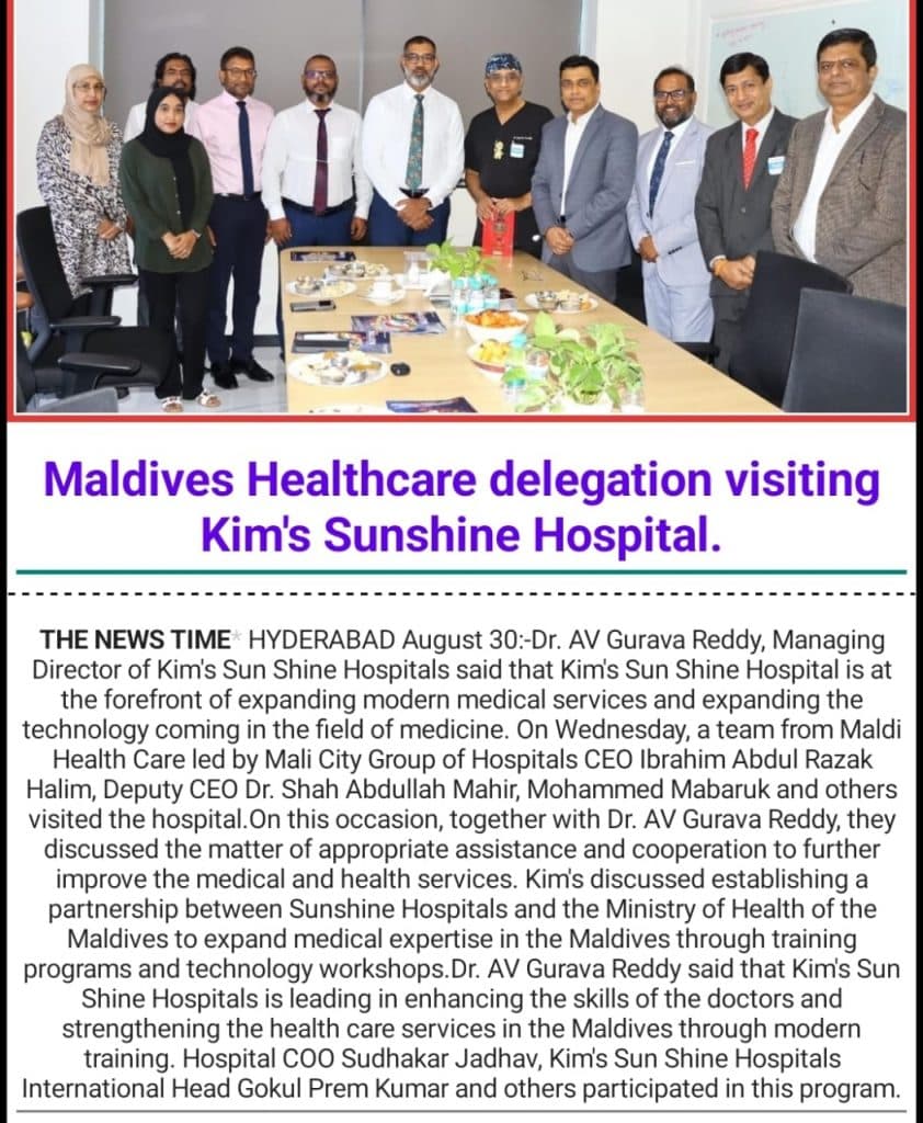 Maldives Healthcare Delegation Visits KIMS-SUNSHINE Hospitals to Forge Strategic Partnership7