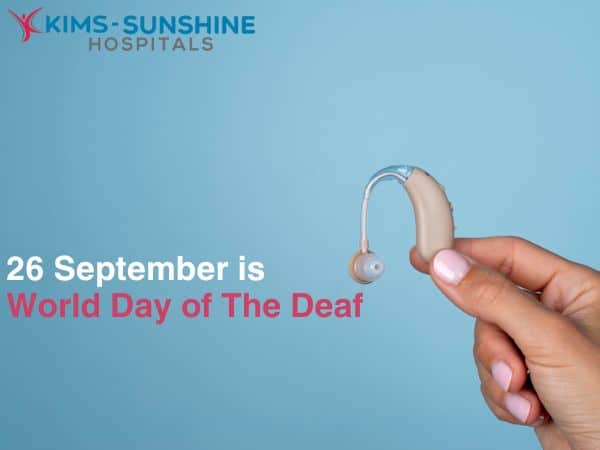 26 September is World Day of The Deaf