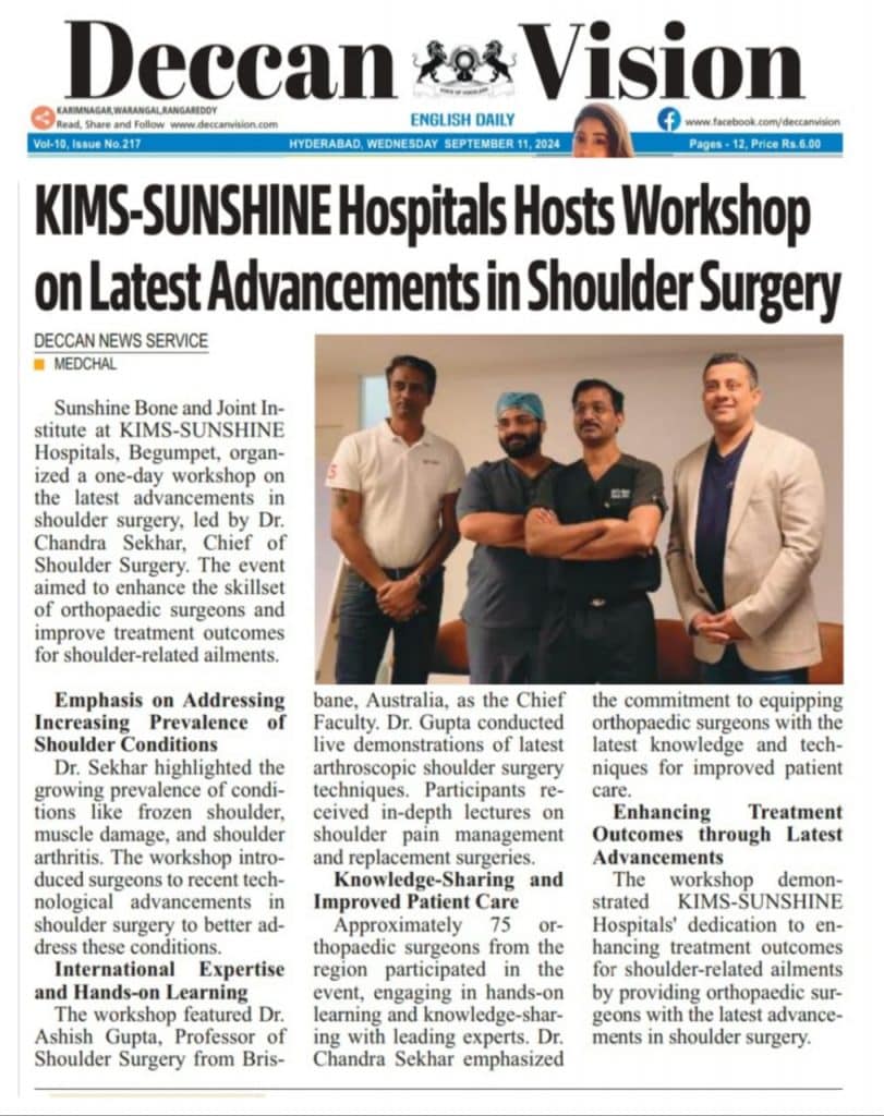 One Day Workshop on Latest Advancements in Shoulder Surgery 8