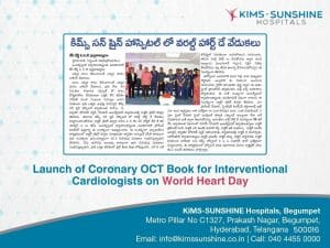 Launch of Coronary OCT Book for Interventional Cardiologists on World Heart Day