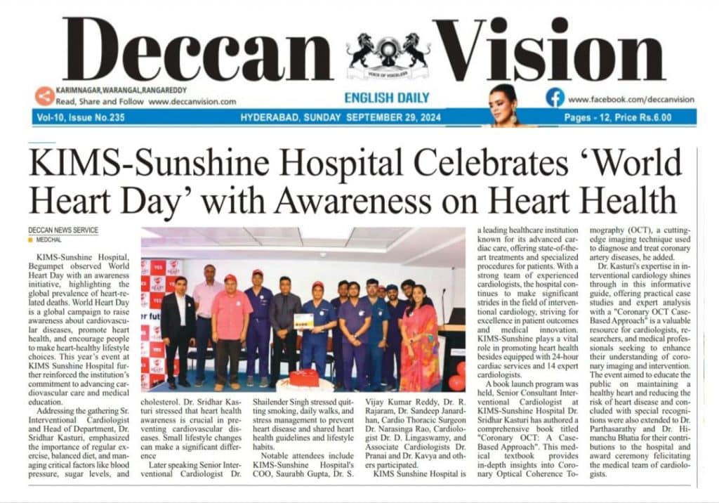 World Heart Day Celebrations at KIMS-SUNSHINE Hospitals Media 7