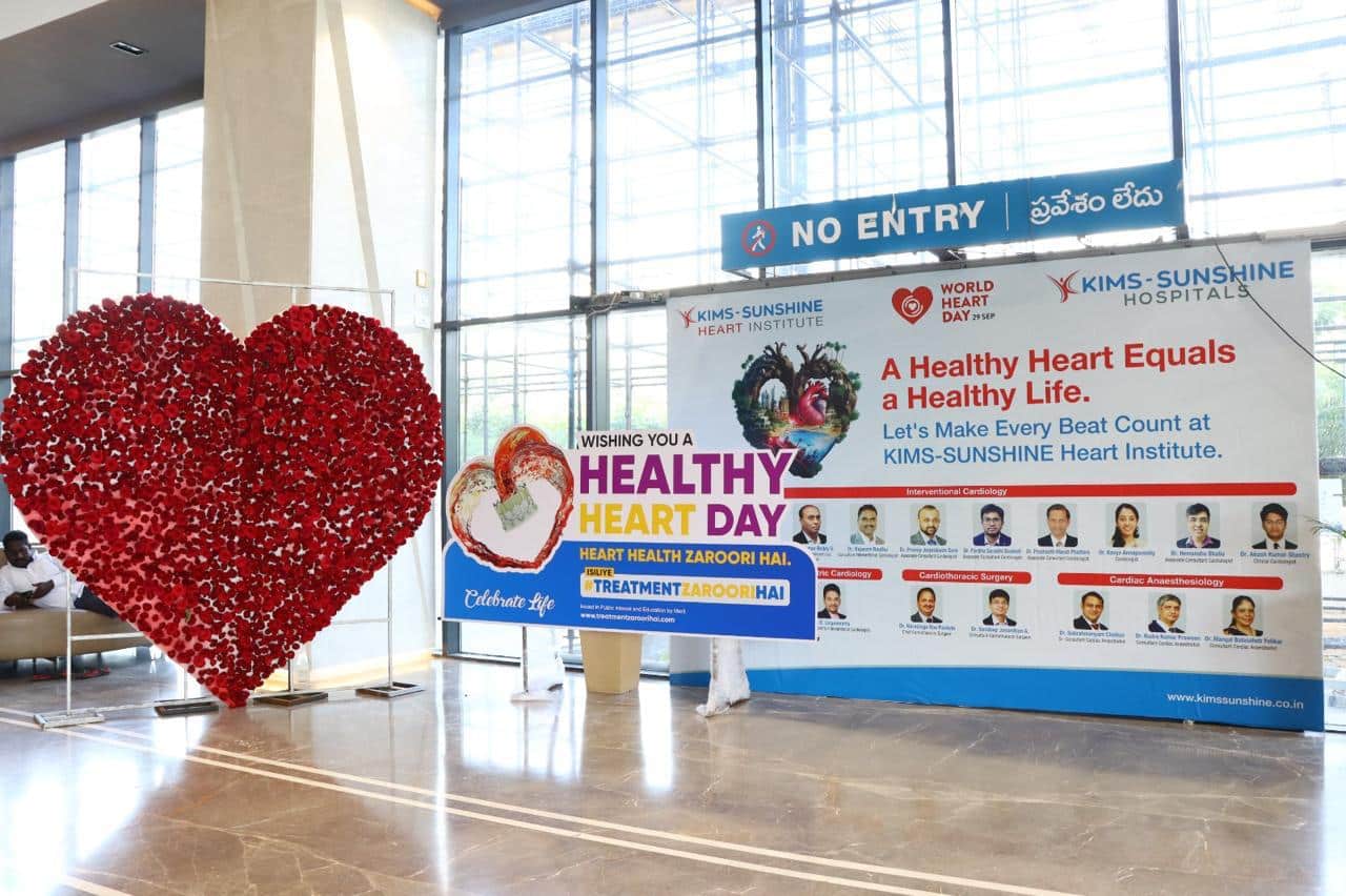 World Heart Day Celebrations at KIMS-SUNSHINE Hospitals - 2024