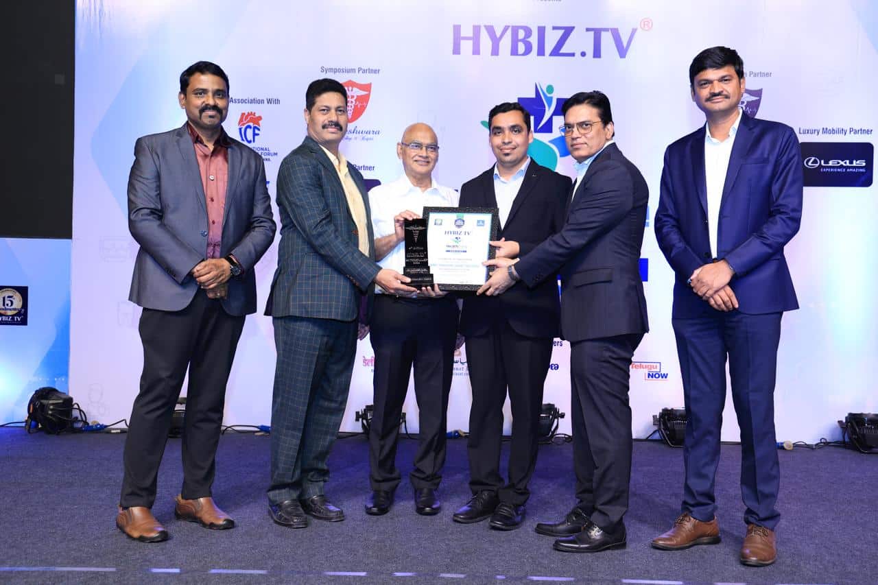 In Super Speciality category KIMS Sunshine Heart Institute got Best Cardiology Hospital of the year Award-2024 at Hybiz TV Healthcare Award,HICC ,Novotel,Hitech City.