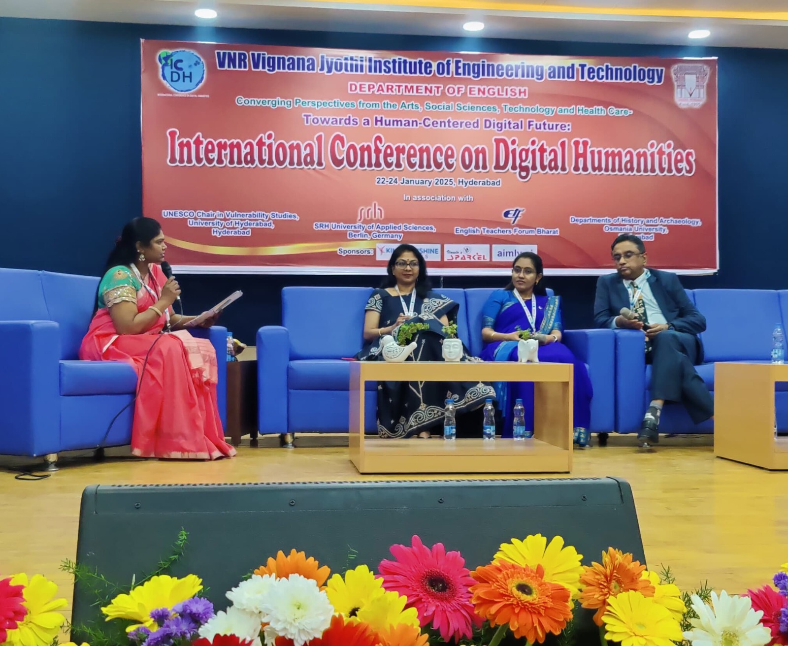 KIMS-SUNSHINE Hospitals Doctors at the International Conference on Digital Humanities 
at VNR Vignana Jyothi Institute 1