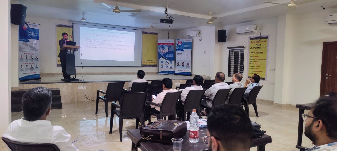 CME Programme on Neurosurgery and Chronic Kidney Disease
in Association with IMA Nirmal 2