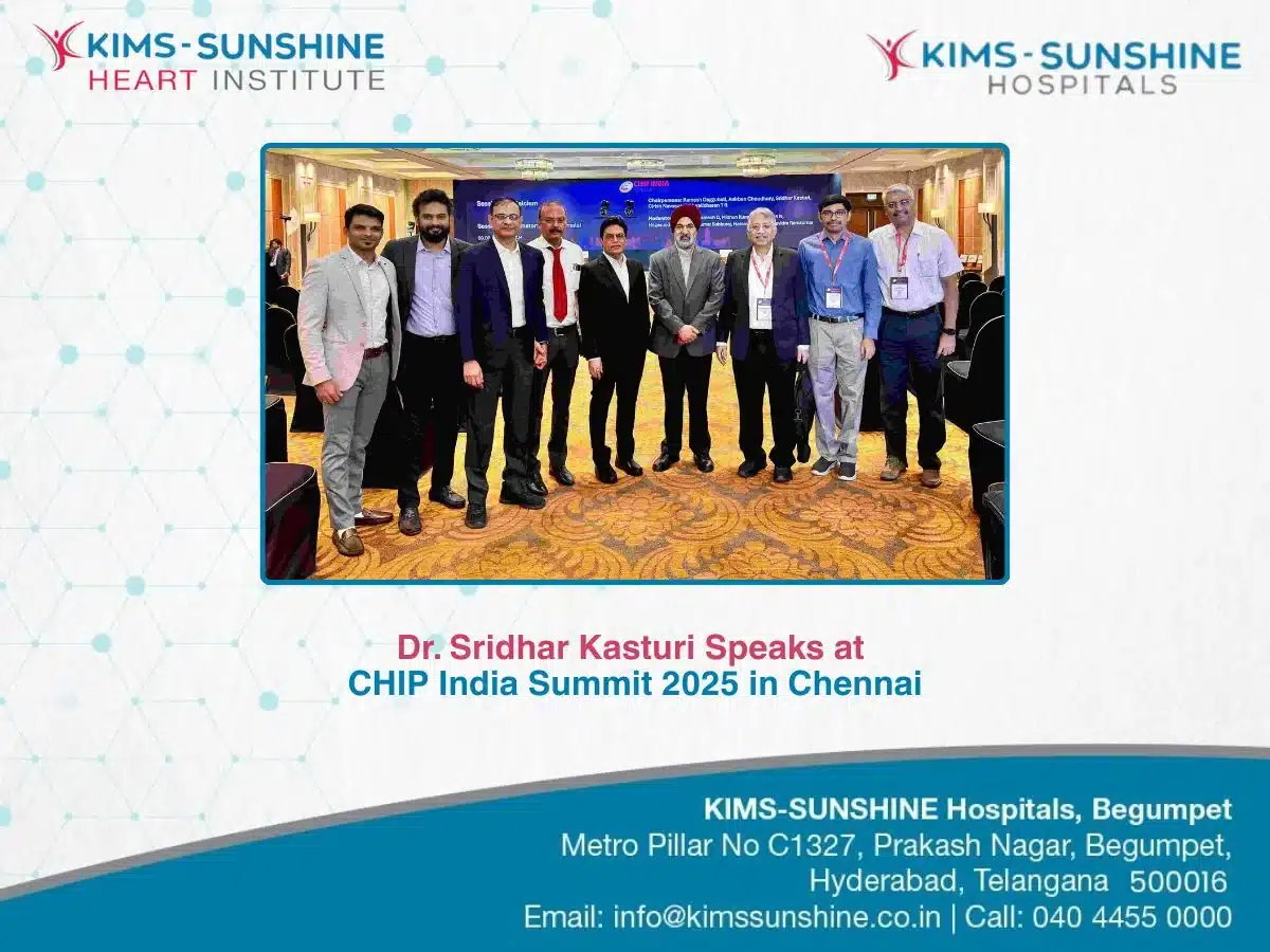 Dr. Sridhar Kasturi Speaks at CHIP India Summit 2025 in Chennai